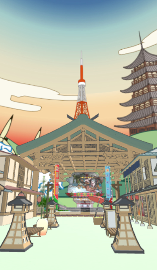 みやくみやく大阪万博2025浮世絵 Expo2025 - 🕰️ #ミャクミャクの大冒険 🏯 開幕まであと少し